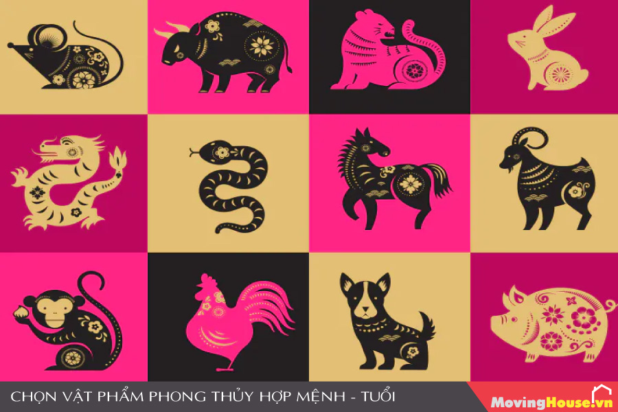 Chọn vật phẩm phong thủy theo tuổi - theo mệnh