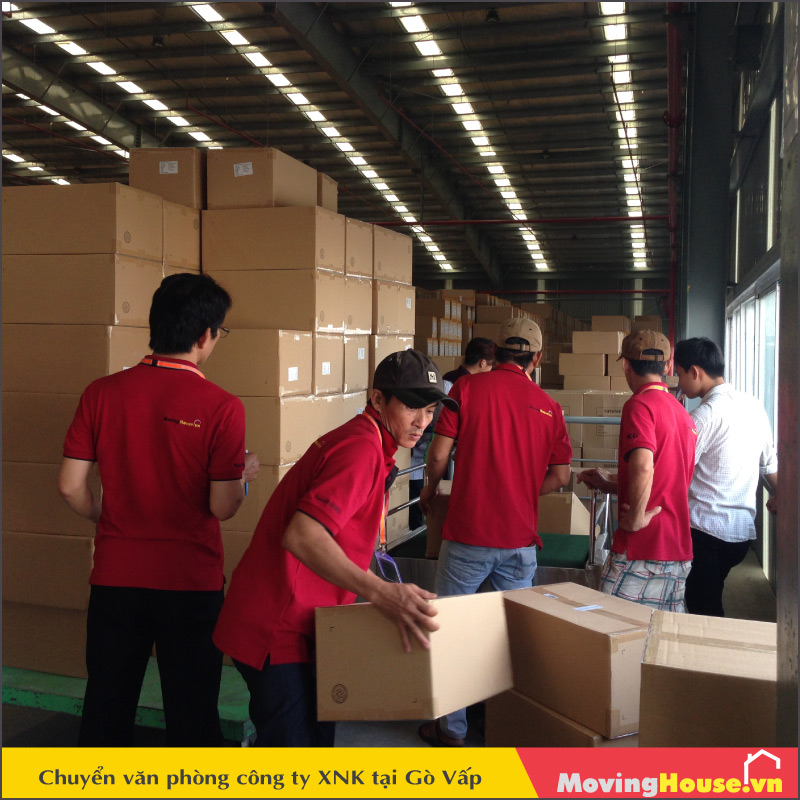 Chuyển văn phòng CTY XNK ở Gò Vấp