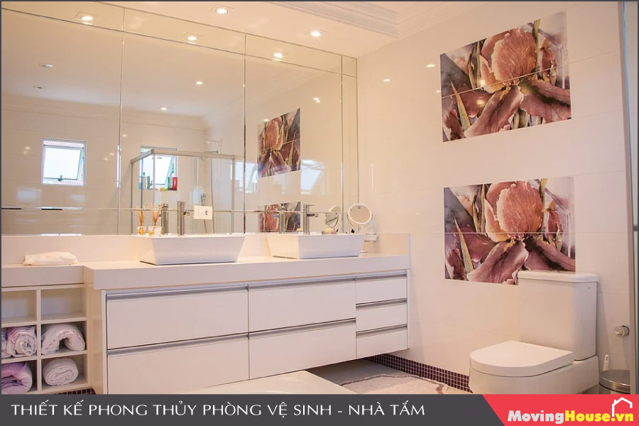 Thực hành phong thủy phòng vệ sinh - nhà tắm
