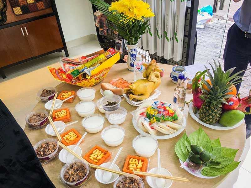 Mâm cúng ngày tốt chuyển về nhà mới