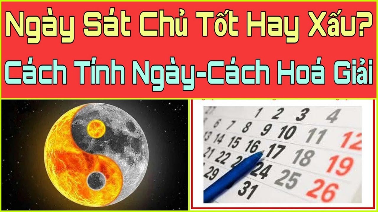 Cách tính ngày sát chủ mới nhất 2023
