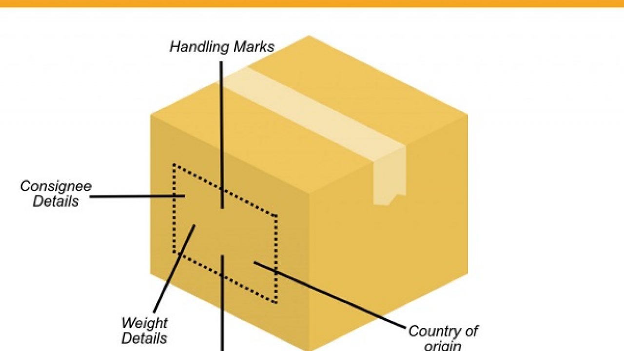 Shipping Mark nên dán ở đâu