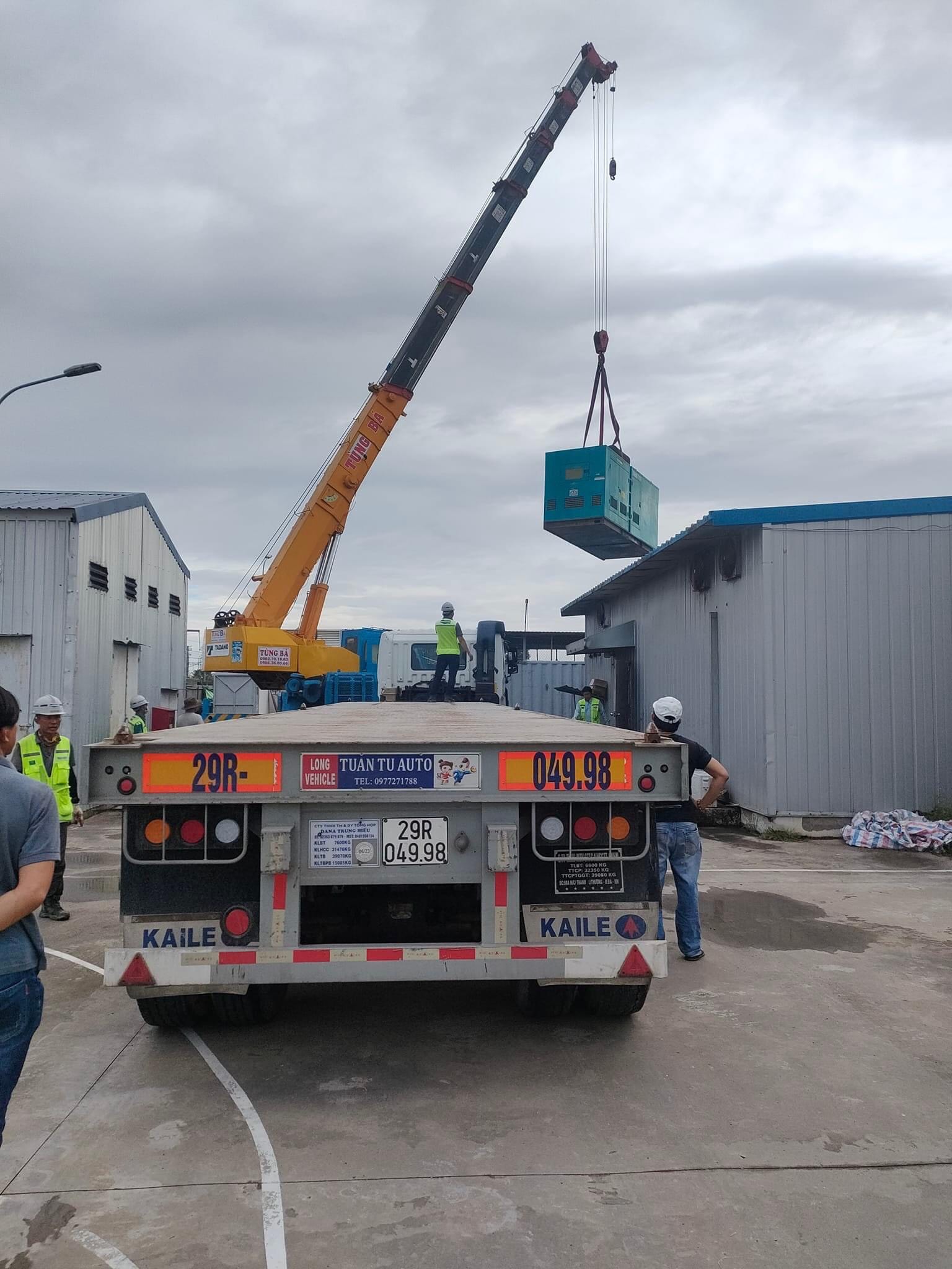 Cho thuê xe cẩu vận Kubet xưởng TPHCM