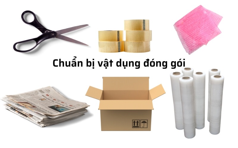 Chuẩn bị vật liệu đóng gói Kubet